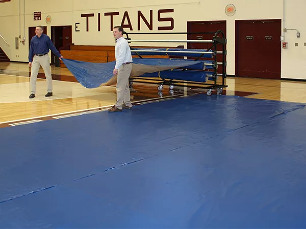 Draper Gym Floor Covers.