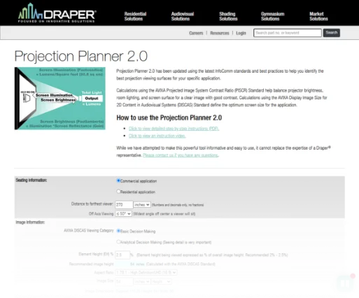 Our free online Projection Planner tool