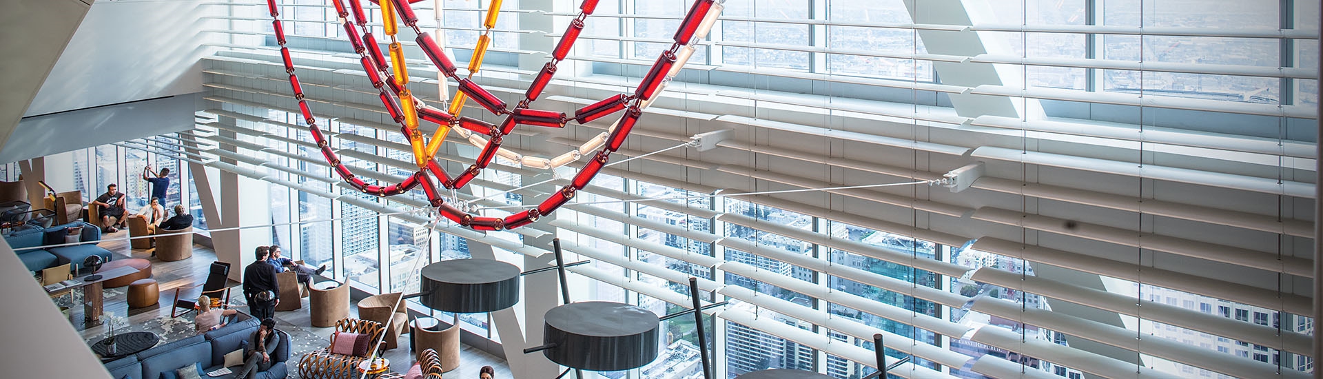 Tailored Venetian Blinds | Wilshire Grand, Los Angeles, CA | Architect: AC Martin | Dealer: Contract Décor, Inc.